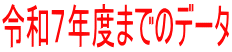 �ߘa�V�N�x�܂ł̃f�[�^